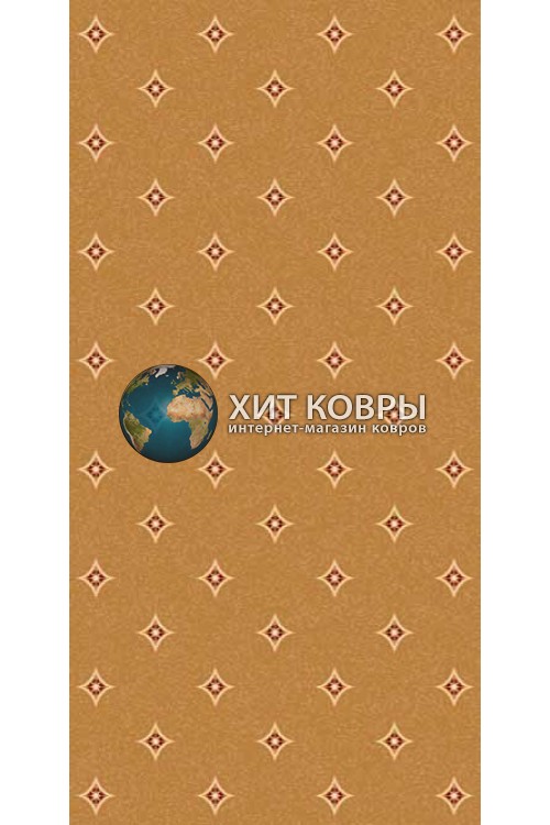 ковер в комнату с коротким ворсом p805 желтый